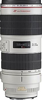 Canon EF 70-200 mm F2.8 IS L USM II 77 mm Objectif (adapté à Canon EF) blanc