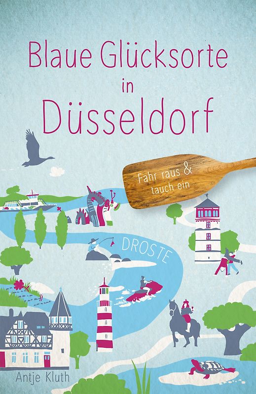 Blaue Glücksorte in Düsseldorf