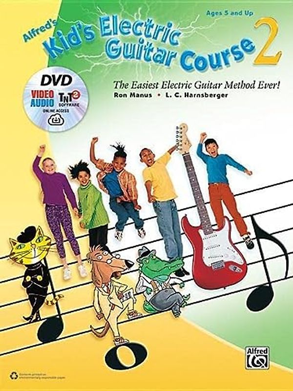 Alfred's Kid's Electric Guitar Course 2: The Easiest Electric Guitar Method Ever!, Book, DVD & Online Audio, Video & Software: The Easiest Electric ... Video/Audio/Software (Kid's Guitar Course)
