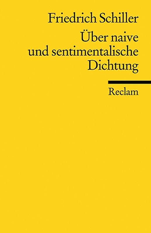 Über naive und sentimentalische Dichtung