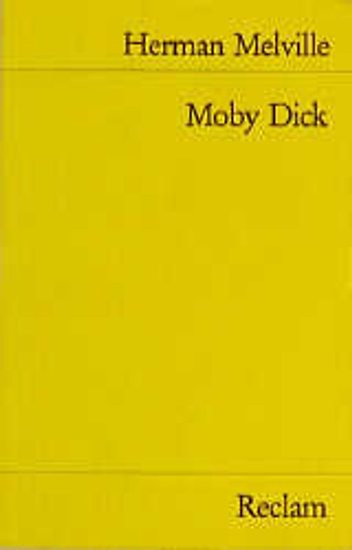 Moby Dick oder Der Wal