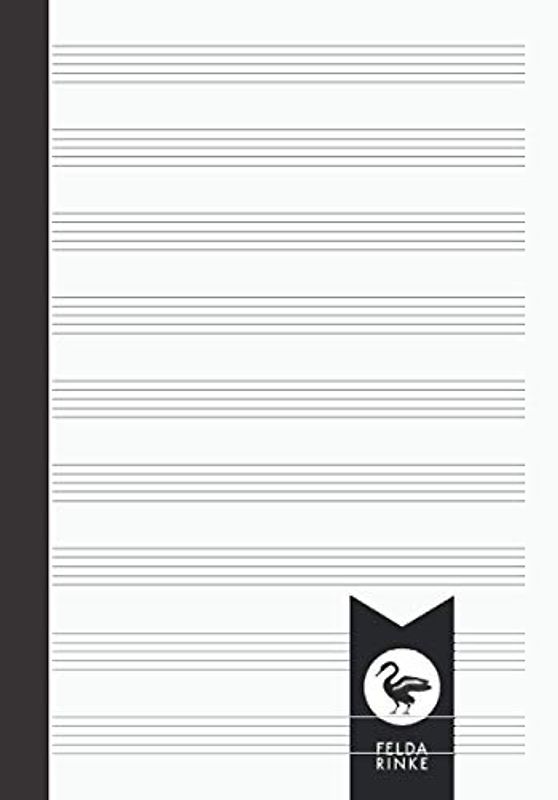 Music Manuscript Book A5: Blank Sheet Music Journal | Blank Staff Notebook | 110 Pages - 55 Sheet | 9 Staves per Page | DIN A5
