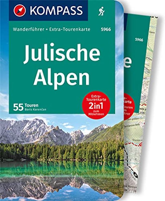 KOMPASS Wanderführer Julische Alpen, 55 Touren