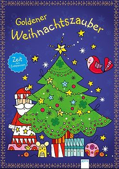 Zeit zum Entspannen. Goldener Weihnachtszauber