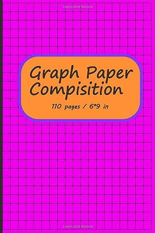 Graph Paper Composition Notebook: Grid Paper Notebook, Quad Ruled, 110 Pages 6 x 9 in