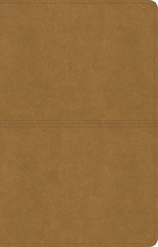 CSB Thinline Reference Bible, Digital Study Edition, Camel Suedesoft Leathertouch
