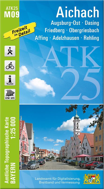 ATK25-M09 Aichach (Amtliche Topographische Karte 1:25000)