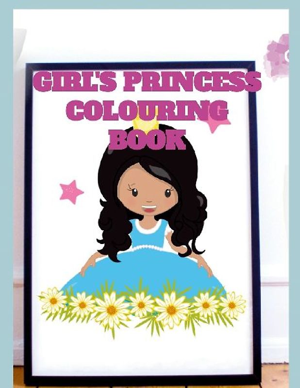 GIRL'S PRINCESS COLOURING BOOK