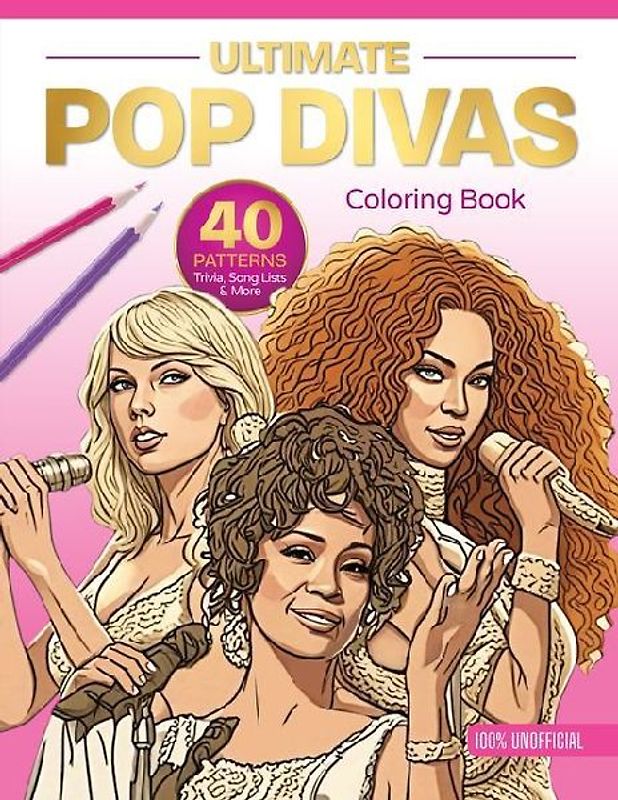 Ultimate Pop Divas Coloring Book