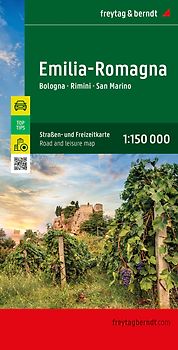 freytag & berndt Straßenkarte Emilia-Romagna 1:150.000