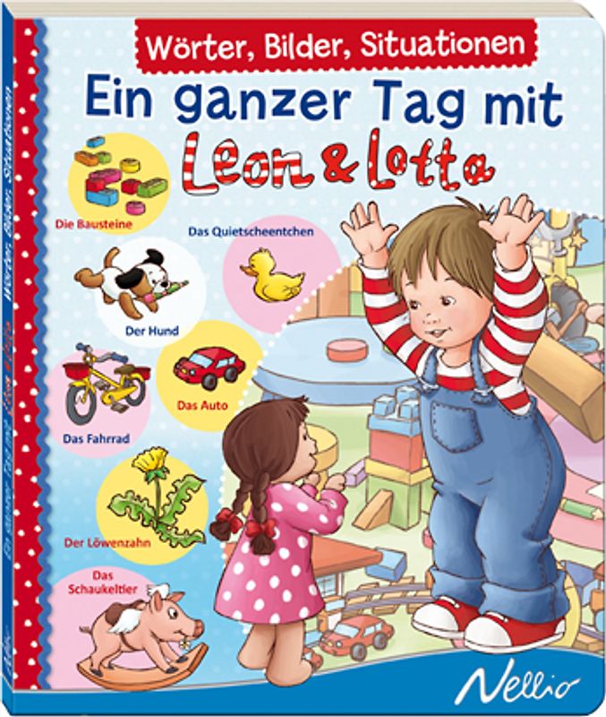 Ein ganzer Tag mit Leon und Lotta: Wörter, Bilder, Situationen