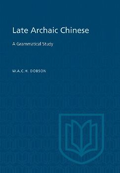 Late Archaic Chinese