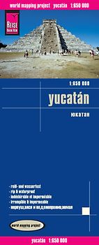 Reise Know-How Landkarte Yucatán (1:650.000)