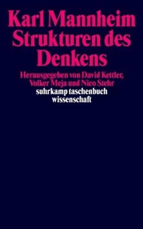 Strukturen des Denkens - Karl Mannheim