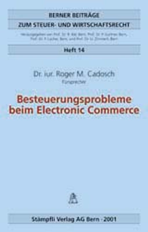 Besteuerungsprobleme beim Electronic Commerce