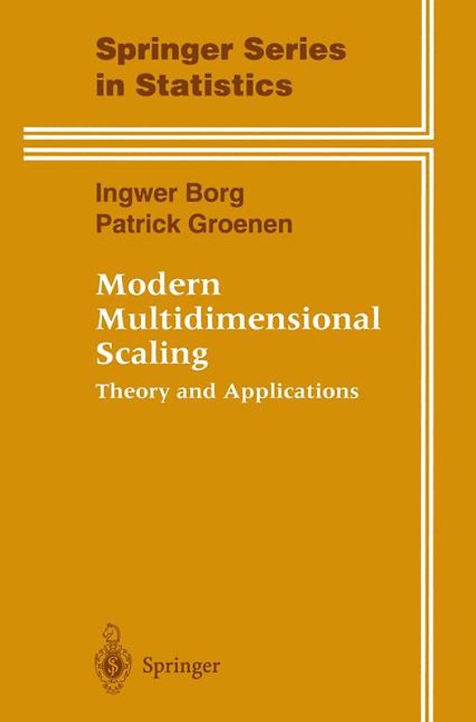 Modern Multidimensional Scaling