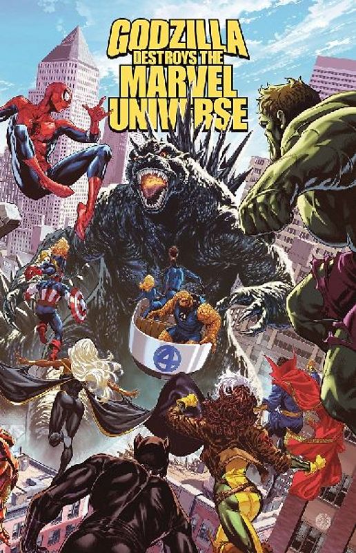 Godzilla Destroys the Marvel Universe