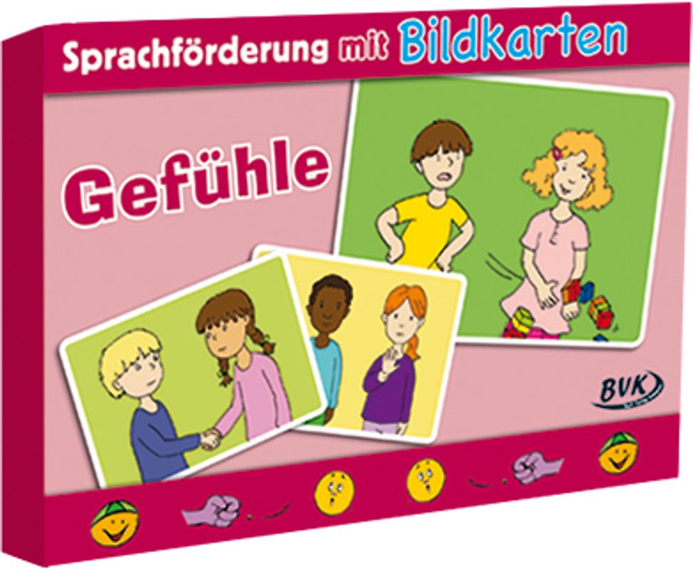Sprachförderung mit Bildkarten Gefühle