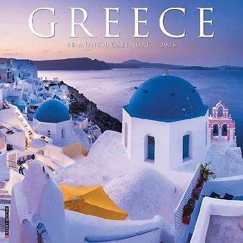 Greece 2026 12 X 12 Wall Calendar
