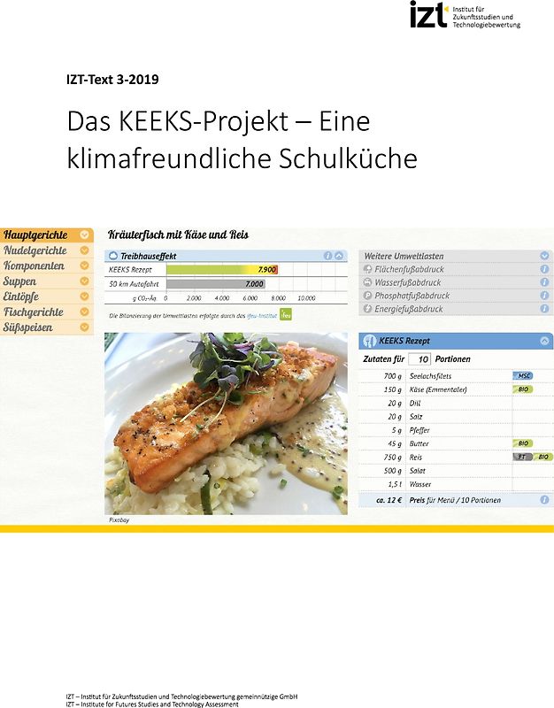 Das KEEKS-Projekt – Eine klimafreundliche Schulküche