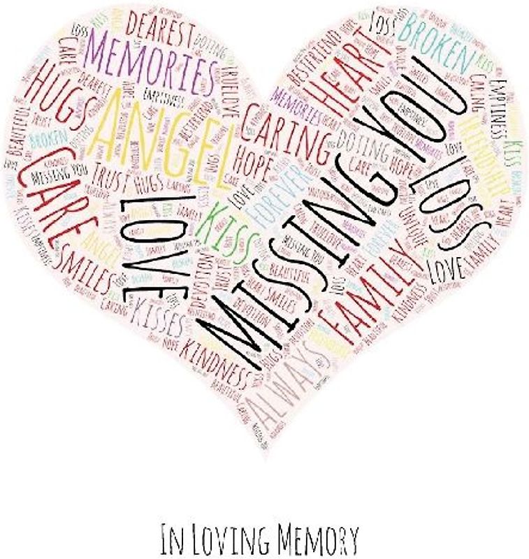 In Loving Memory Funeral Guest Book, Celebration of Life, Wake, Loss, Memorial Service, Condolence Book, Funeral Home, Church, Thoughts and In Memory Guest Book (Hardback)