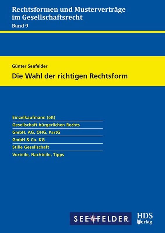 Die Wahl der richtigen Rechtsform