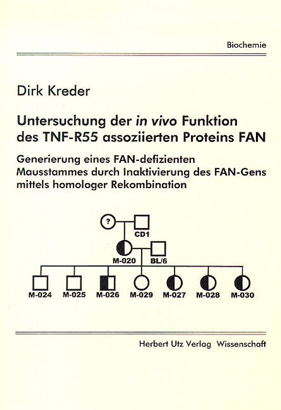 Untersuchung der in vivo Funktion des TNF-R55 assoziierten Proteins FAN