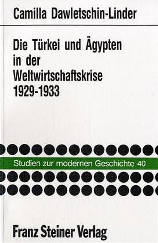 Die Türkei und Ägypten in der Weltwirtschaftskrise 1929-1933