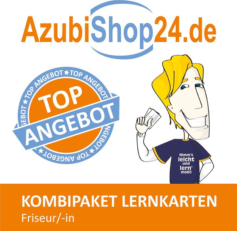 Kombi-Paket Friseur Lernkarten