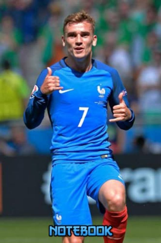 Notebook : Antoine Griezmann Notebook 100 Pages Collage Lined Pages Thankgiving Notebook Journal Gift Idea For Students, Teens, Boy and Girl #248