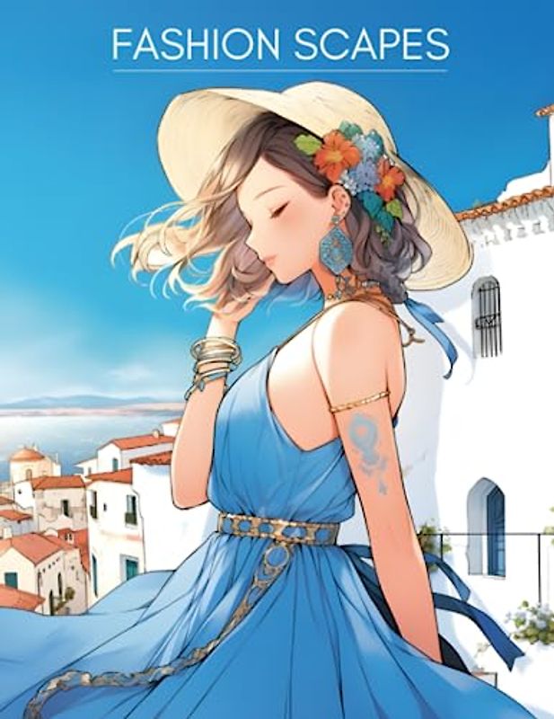 Fashion Scapes - A Coloring Journey of Style and Beauty: For teens and women of all ages