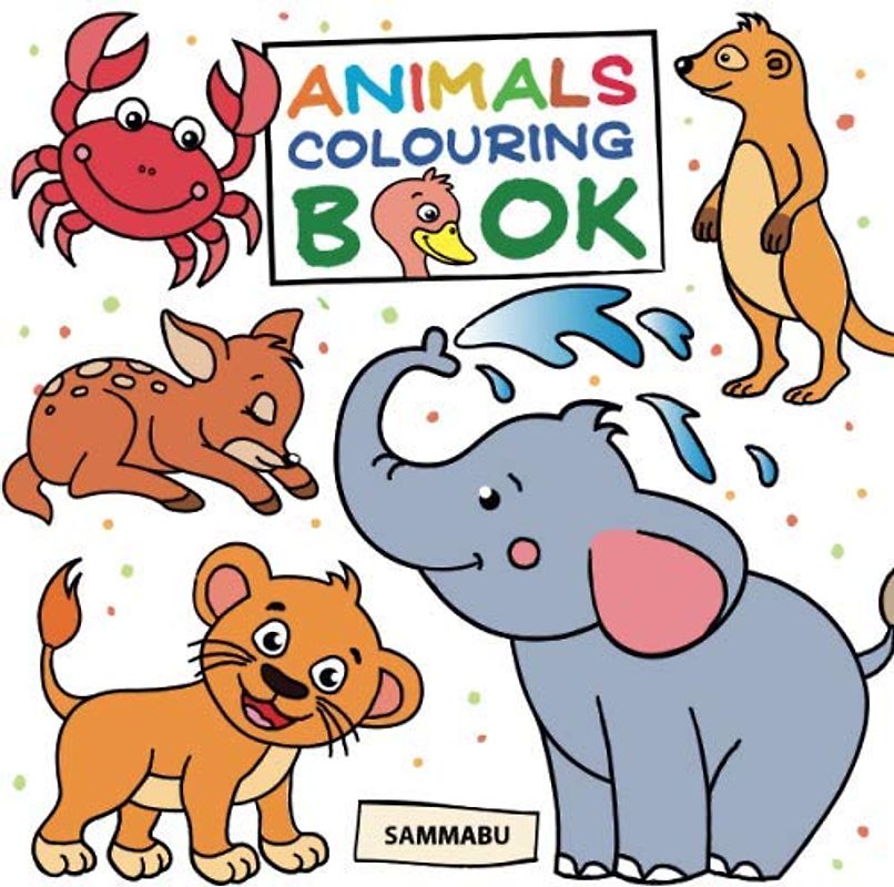 Animals Colouring Book: For Children from 2 Years Old