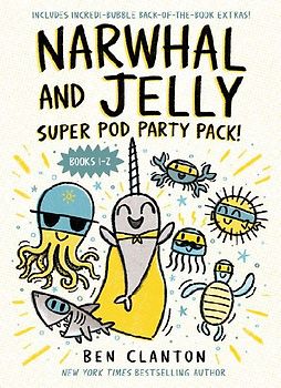 Narwhal and Jelly: Super Pod Party Pack! (Paperback Bind-Up Books 1 & 2)
