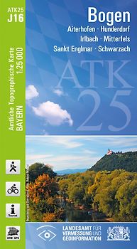 ATK25-J16 Bogen (Amtliche Topographische Karte 1:25000)