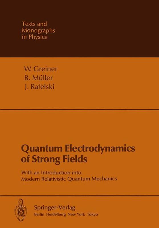 Quantum Electrodynamics of Strong Fields