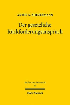 Der gesetzliche Rückforderungsanspruch