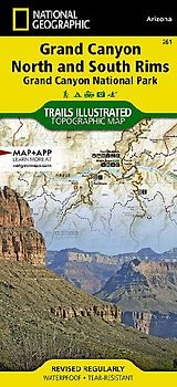 Grand Canyon, North and South Rims Map [Grand Canyon National Park]