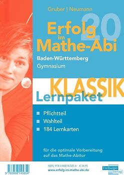 Erfolg im Mathe-Abi 2020 Lernpaket 'Klassik' Baden-Württemberg Gymnasium
