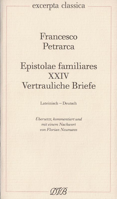 Epistolae Familiares XXIV