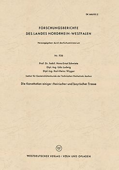 Die Konstitution einiger rheinischer und bayrischer Trasse