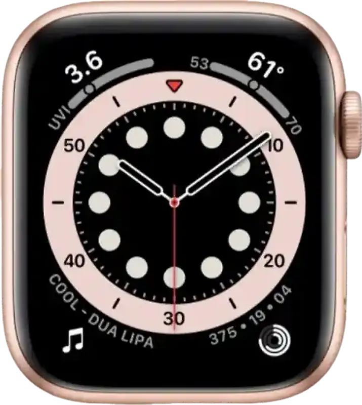 Apple Watch Series 6 40 mm Boîtier aluminium or [Wi-Fi]