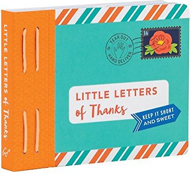 Little Letters of Thanks: (Thankful Gifts, Personalized Thank You Cards, Thank You Notes)