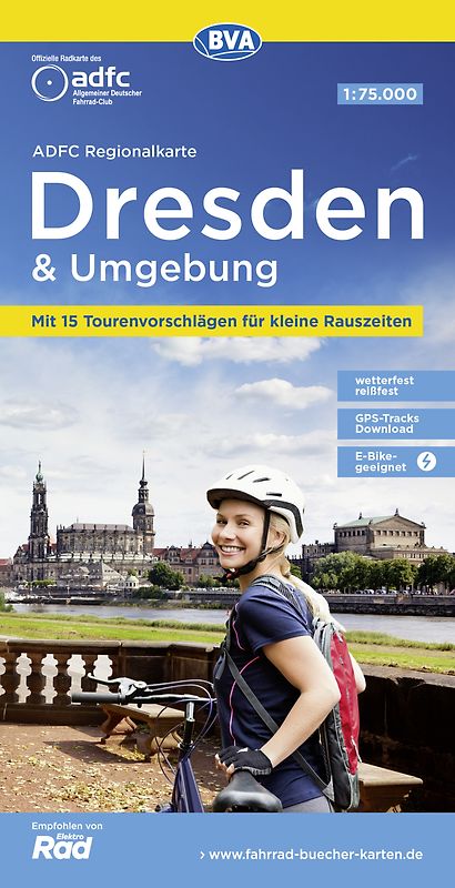 BVA ADFC Regionalkarte Dresden & Umgebung 1:75.000