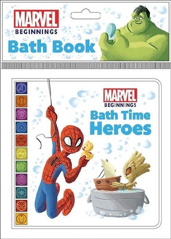 Marvel Beginnings: Bath Time Heroes Bath Book