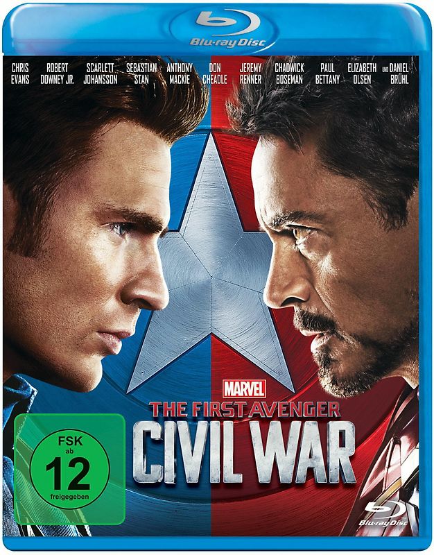 The First Avenger: Civil War Blu-ray Disc