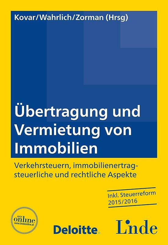 Übertragung und Vermietung von Immobilien