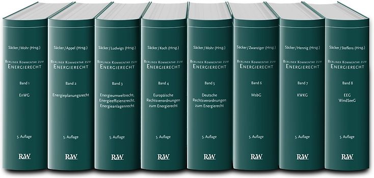 Berliner Kommentar zum Energierecht, 8 Bände
