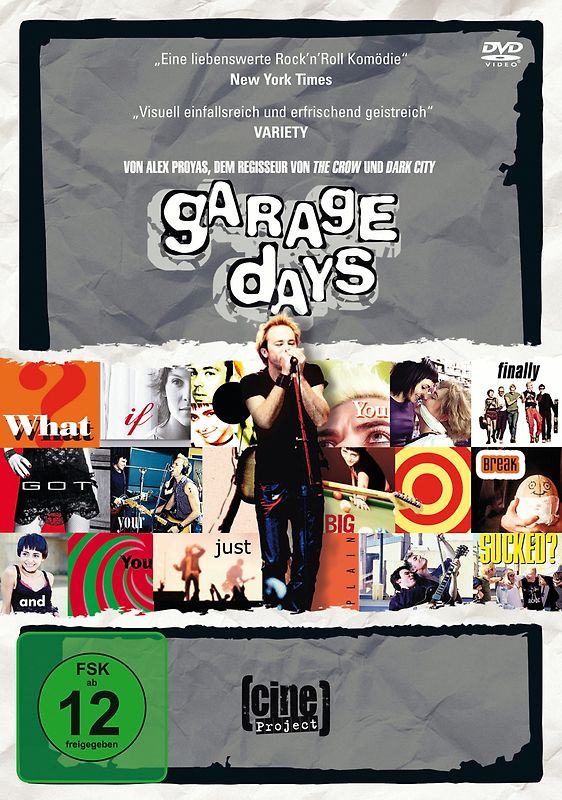 Garage Days (Cine Project) DVD