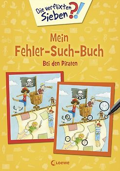 Die verflixten Sieben - Mein Fehler-Such-Buch - Bei den Piraten