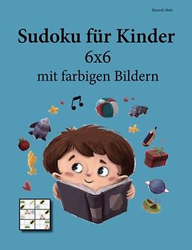 Sudoku für Kinder 6x6 mit farbigen Bildern